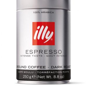 illy Ground Espresso Dark Roast Coffee 250g